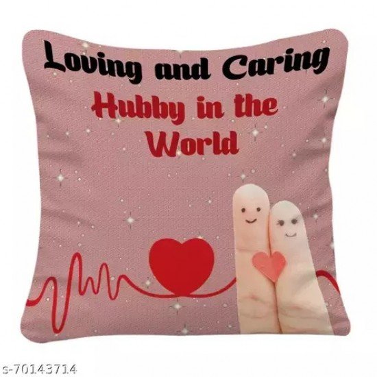 AWANI TRENDS Happy Valentine's Day Print Cushion Cover/MS