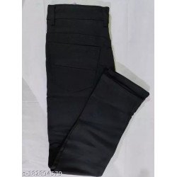 Black knee cut jeans/MS