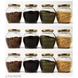Matka Glass Jar for Storage/MS