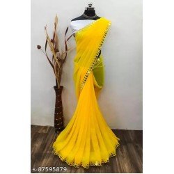 Embellished Fashion Georgette Saree/ms