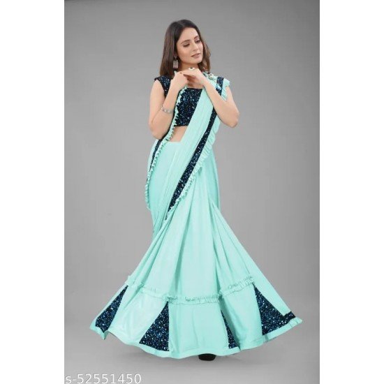 Women's Readymade Lehnga Saree