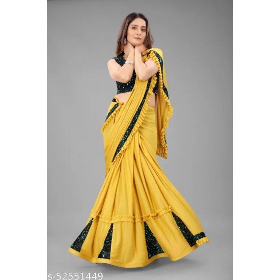 Women's Readymade Lehnga Saree