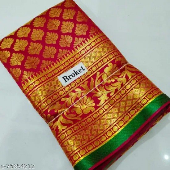 Banrasi Silk Rich Pallu Brocade Pattu Saree