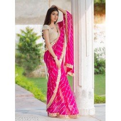 Beautiful Lehariya Saree for girls and Women