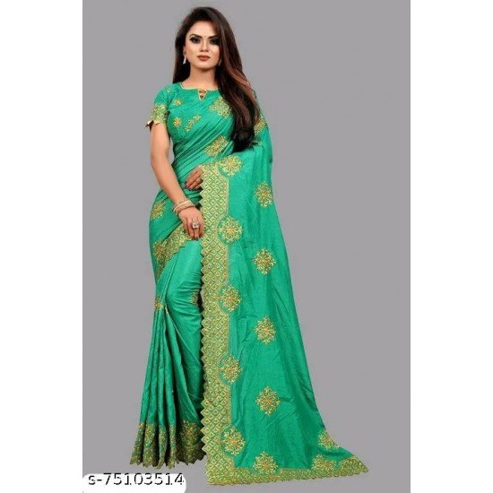 FANCY EMBROIDERY SAREE/MS