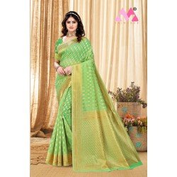 CHANDERI COTTON SAREE/G-F