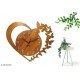 Veera Enterprise Round Wood Dual Color and Circular Edge Square Wall Clock