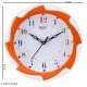 Shoora Arts Orange Round Designer Wall Clock