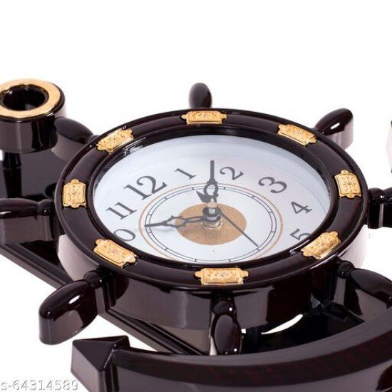 SHOORA ARTS CLASSIC ANCHOR WALL CLOCK 