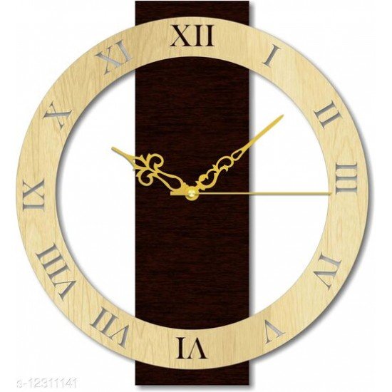 wooden wall clock