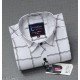 INDIAN CLOTHING Men's Cotton Grab Check full Sleeve Shirts/MS