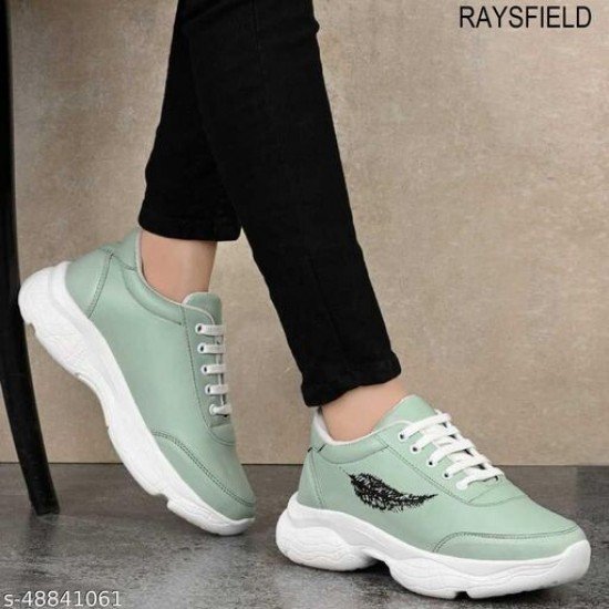 RAYSFIELD Women's Green styles Sports casuals shoes