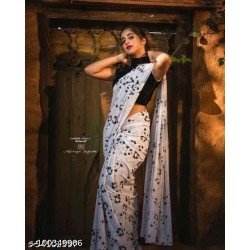 FANCY PANDA PRINT SAREE/MS