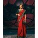 MIRA PATTU COTTON SILK SAREE WITH BLOUSE PIECE (RED & GREEN)/MS