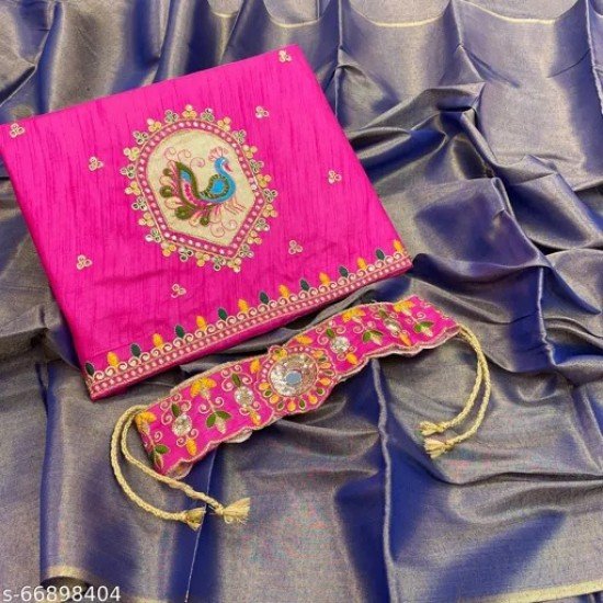 PS TWO TONE BELT SAREE/MS