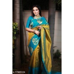 Trendy Banarasi Silk Sarees/MS