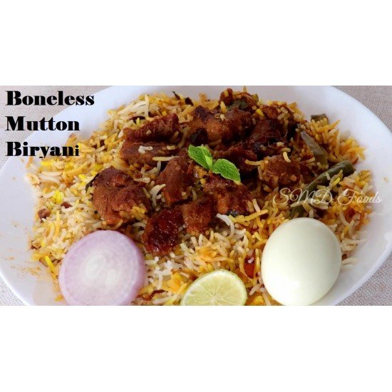 MUTTON BIRYANI BONLESS