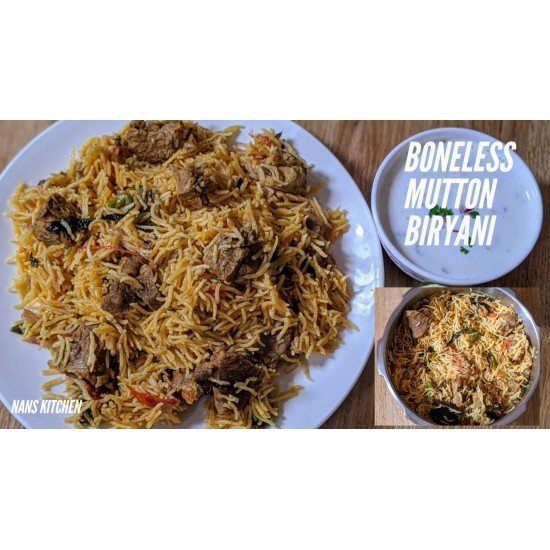 MUTTON BIRYANI BONLESS