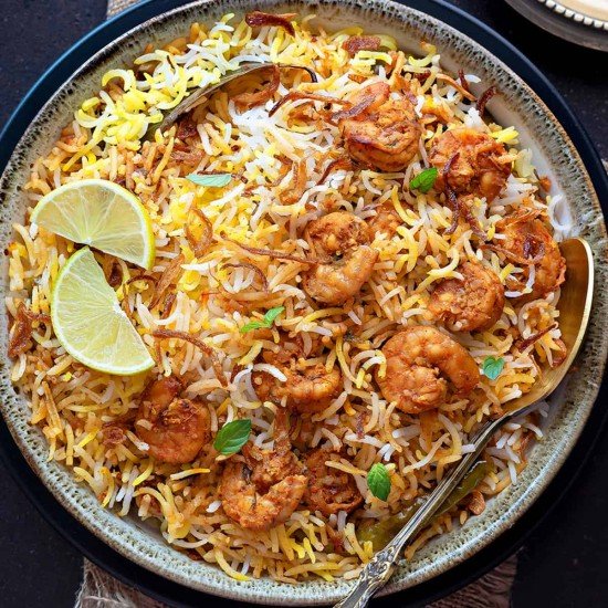 PRAWNS BIRYANI PRAWNS BIRYANI