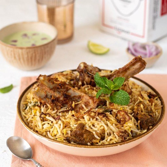 MUTTON BIRYANI (SINGLE)