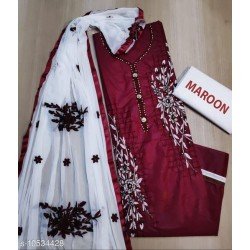 BEAUTIFUL WOMAN'S DRESS MATERIAL WITH DUPATTA