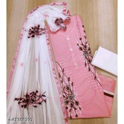 BEAUTIFUL WOMAN'S DRESS MATERIAL WITH DUPATTA