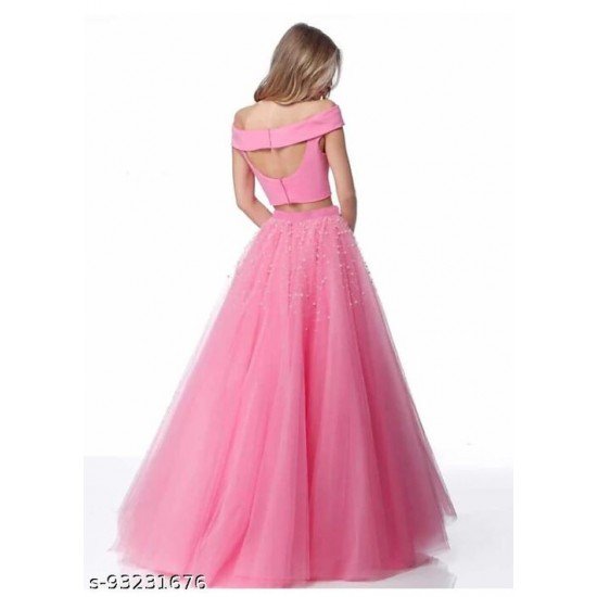 DESIGNER SEMI STITCHED LEHENGA CHOLI (PINK) DESIGNER SEMI STITCHED LEHENGA CHOLI (PINK)