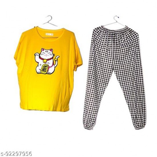 KANHA CUTE SUMMER FRIENDLY NIGHT WEAR SOFT FABRIC CUTE PRINT KANHA CUTE SUMMER FRIENDLY NIGHT WEAR SOFT FABRIC CUTE PRINT