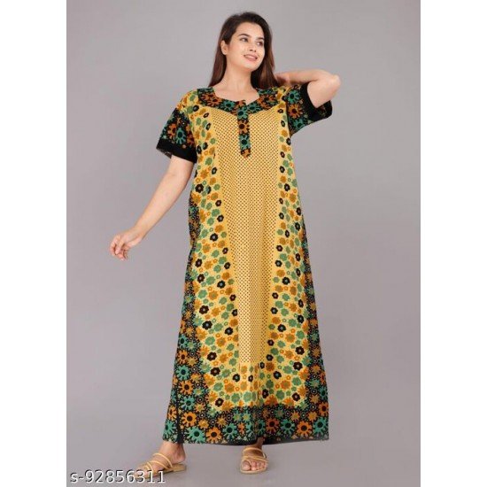COOL CONFORTABLE DESIGNER COTTON NIGHTY NIGHTDRESS
