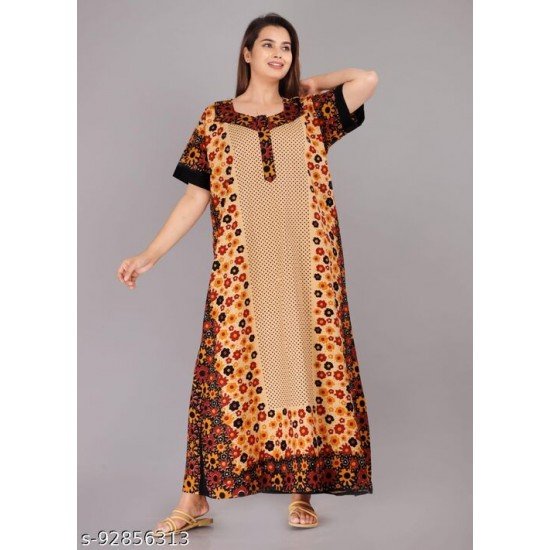 COOL CONFORTABLE DESIGNER COTTON NIGHTY NIGHTDRESS