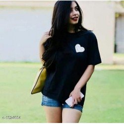 ELEGANT COTTON PRINTED T-SHIRT