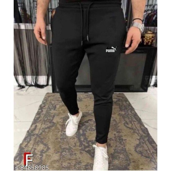 Black Trendy Men Trackpant