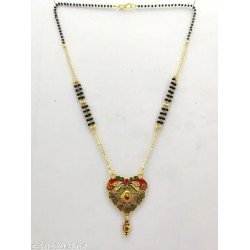 Gold Plated American Diamond Women Mangansutra/MS
