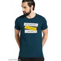 ADRO Men's Be Fearless Design Printed T-Shirt/MS