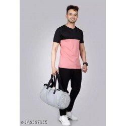 Amazing Slim Fit Double Color T Shirt For Men/MS