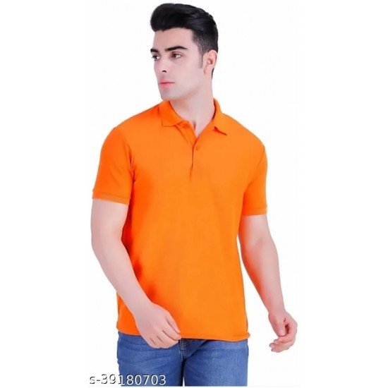 Mens Orange Color Tshirt/MS