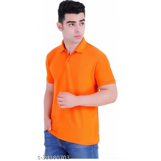 Mens Orange Color Tshirt/MS