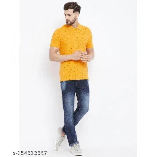 Party Comfortable Wear Good Loook Smart Casual Regular T-Shirt/MS