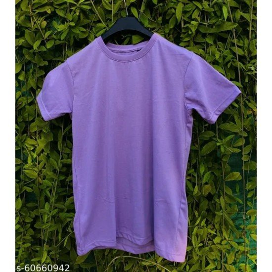 Plain lavendar Tshirts/MS