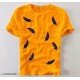 Stylish Modern Leaf Print Men's T-shirt/MS