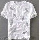 Stylish Modern Leaf Print Men's T-shirt/MS