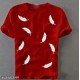 Stylish Modern Leaf Print Men's T-shirt/MS