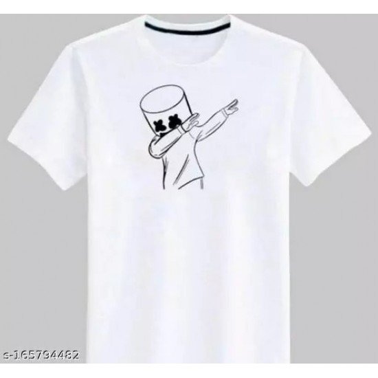 white cartoon design Tshirts/MS