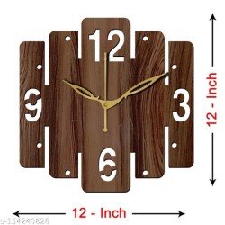 Wall Clock-004 Wenge 30x30cm/MS