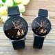 Elegent Analog couple wrist watches combo/MS