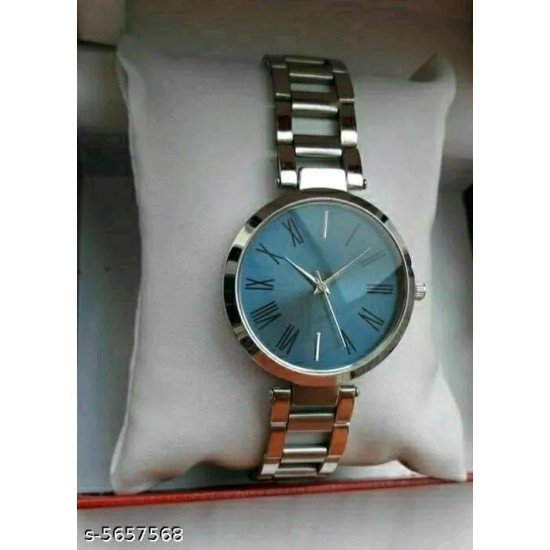 Fashionable Women Silver Metal Analog Watch/MS