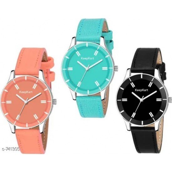 JAMVAI Stylish Leather Ladies Watches/MS