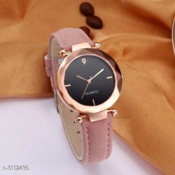 Stylish Leather Women's Analog Watch/MS