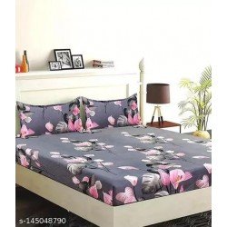 1 Double bedsheets with 2 pillow covers/MS