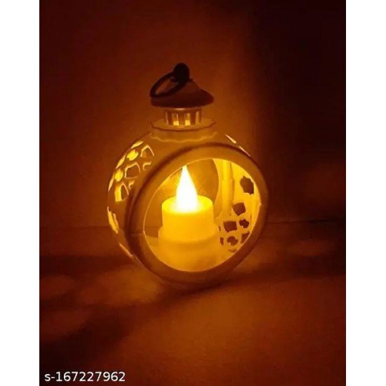 AURUM CORPORATION Flameless LED Tealights Smokeless Plastic Decorative Candles Yellow Light/MS